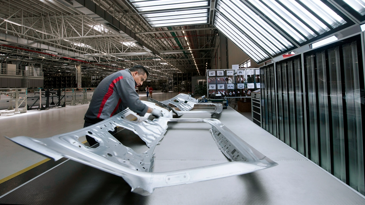 Automotive factory worker